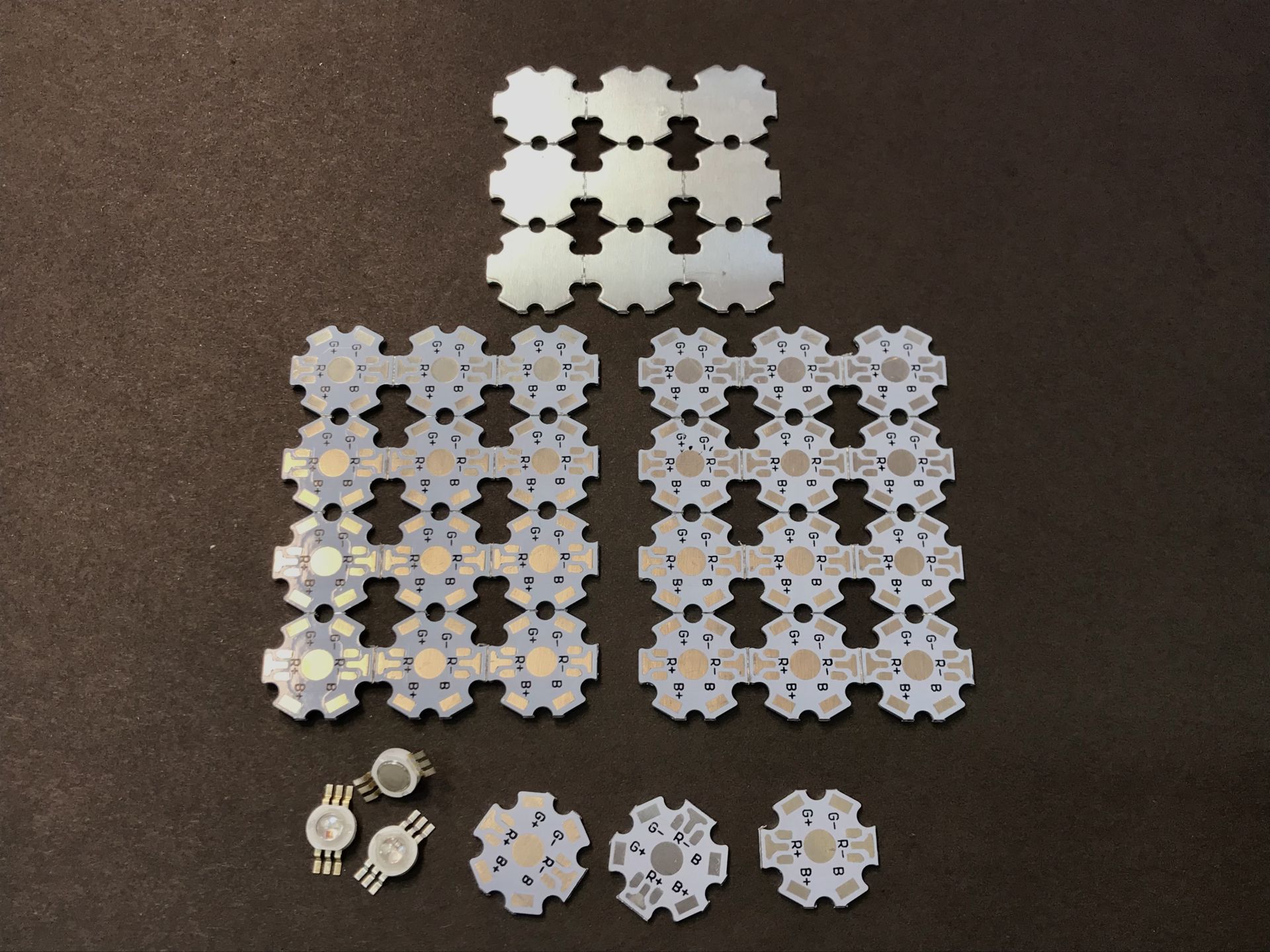 STAR RGB PCB , 3W RGB PCB , 3W EMITER RGB LED PCB , 3W LED PCB