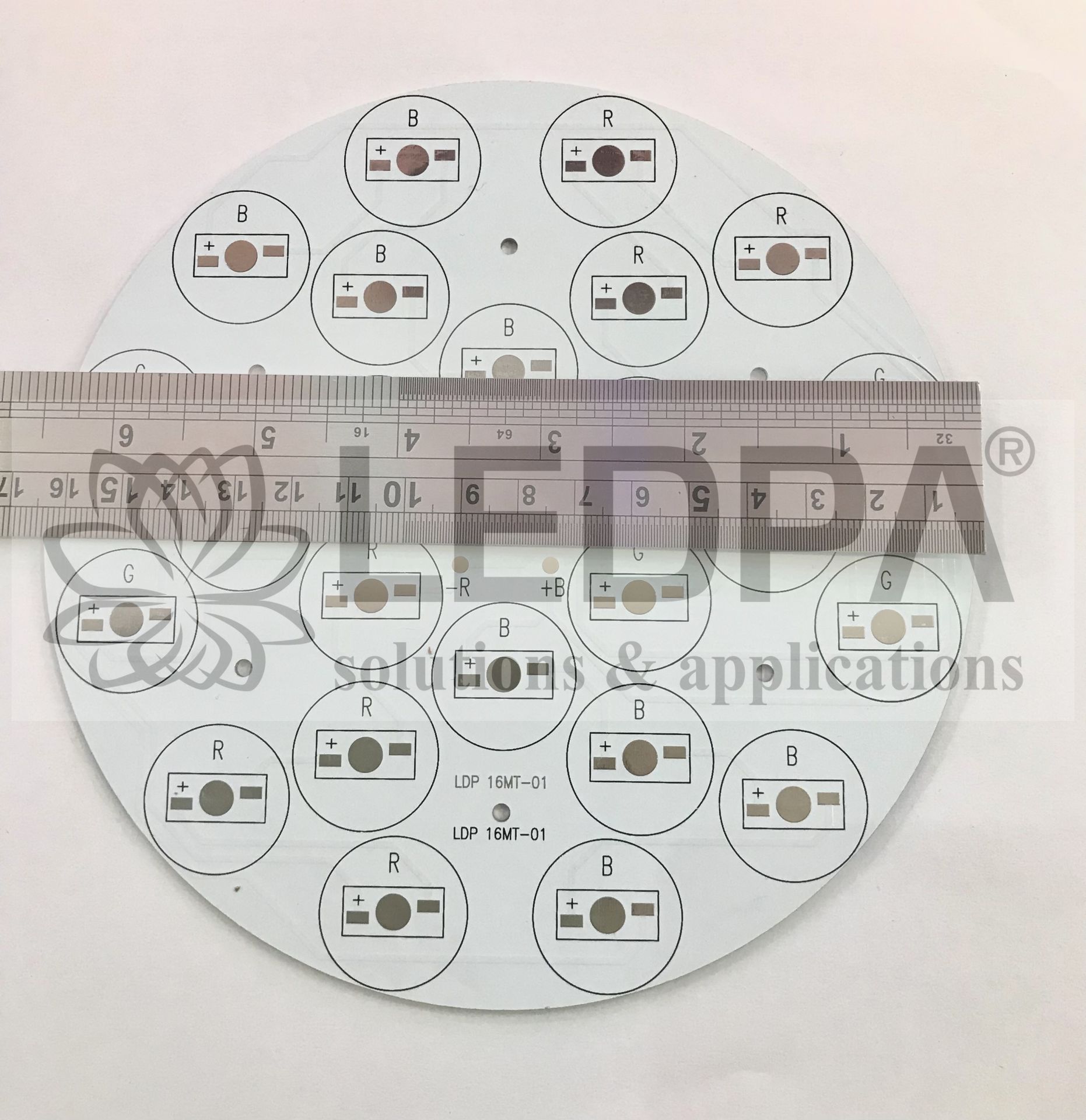 LDP16MT-1 , LDP 16MT-01 , 24 LED'Lİ RGB PCB , ÇAP165X1.4MM