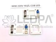 50W 220V YEŞİL COB LED , 50W YEŞİL LED
