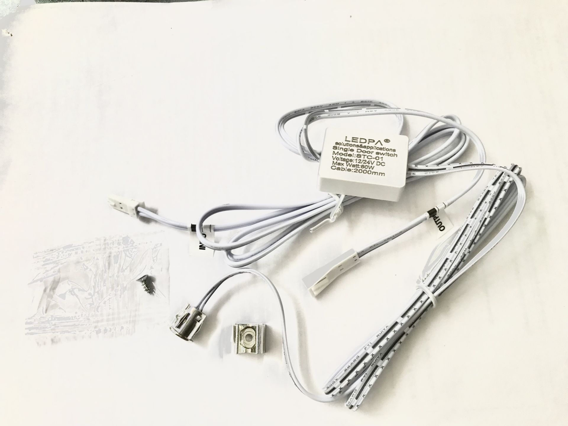 STC-01 DOLAP SENSÖRÜ , TEK SENSOR , DOOR SENSOR  ( GARDIROP MOBİLYA DOLAP SENSÖRÜ ) 12-24V DC  DOLAP KAPAK SENSÖRÜ ( TEK SENSÖRLÜ ) STC-01