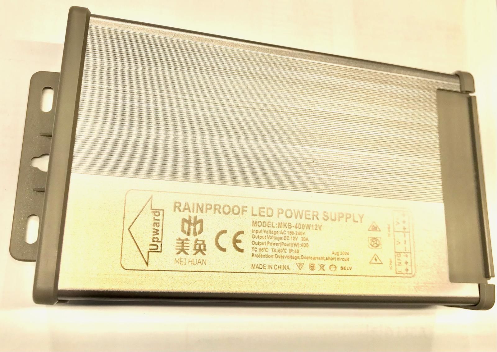 400W 12V 30AMPER YAĞMUR GEÇİRMEZ ADAPTÖR , 400W 12V  30A RAINPROOF POWER SUPPLY , 30AMER SMPS