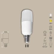 8W LED KAPSÜL AMPUL E14