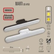 MARTI ŞARJLI LED APLİK