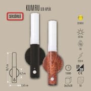 KUMRU ŞARJLI LED APLİK
