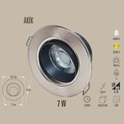 AKİK LED SPOT 7W