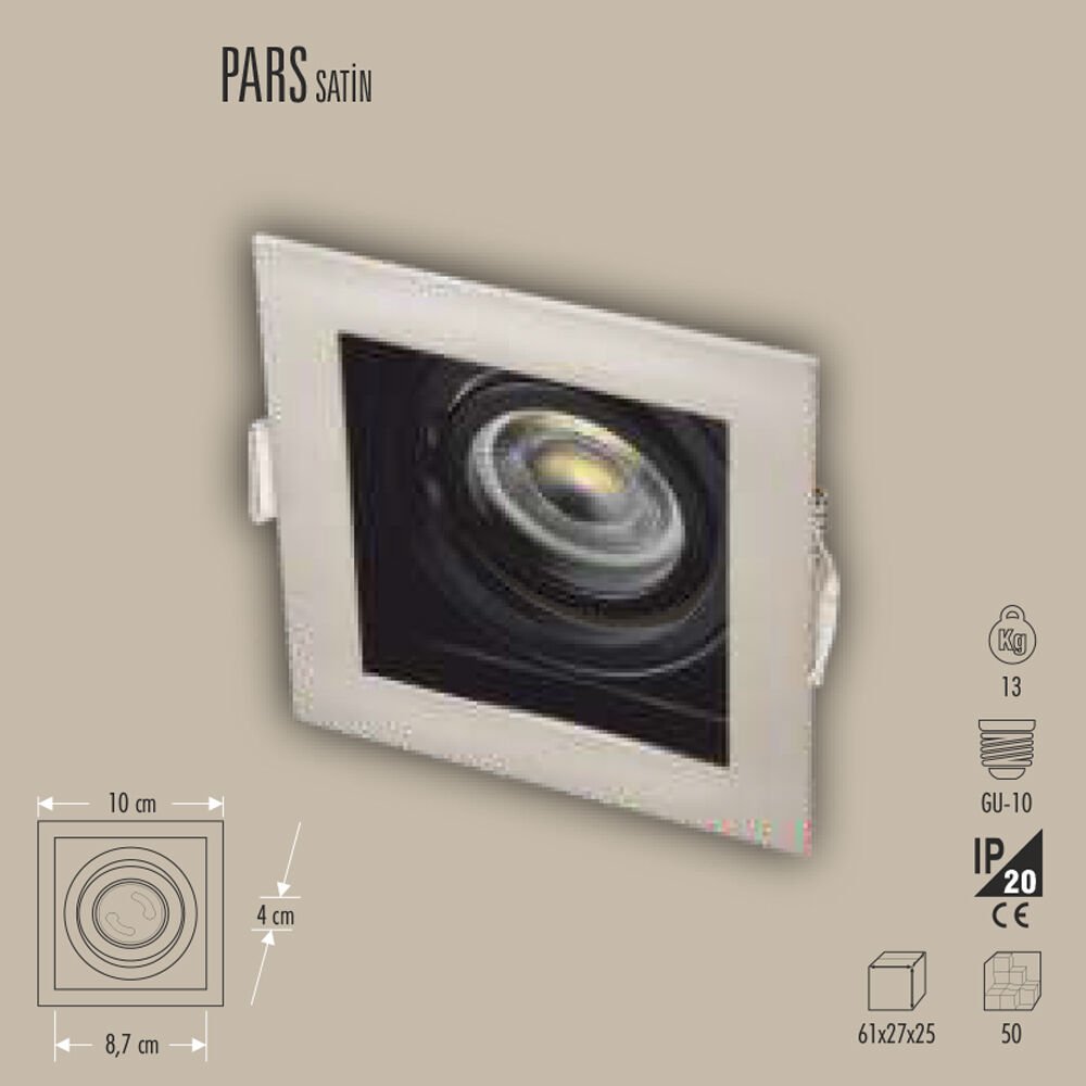 PARS KARE SATEN SPOT KASA
