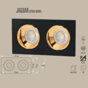 JAGUAR ÇİFTLİ DEKORATİF SPOT KASA(Kopya)