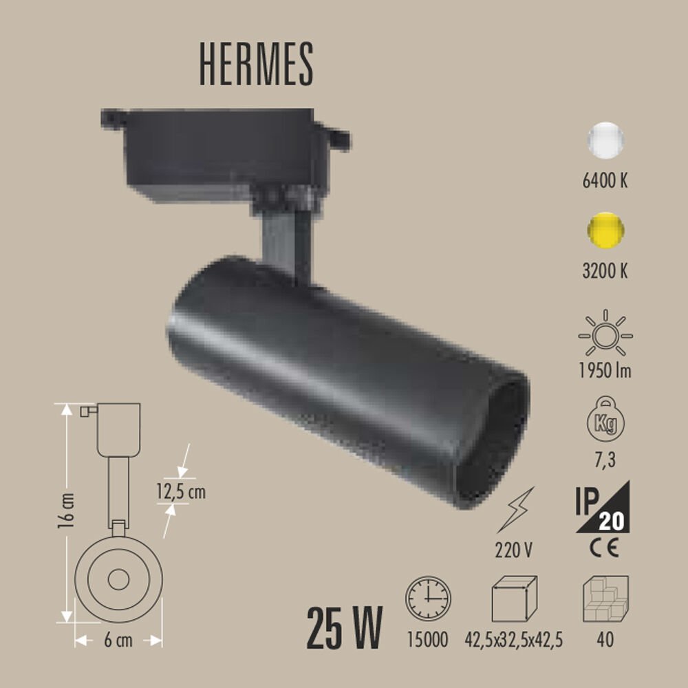 HERMES 25W RAY SPOT AYDINLATMA