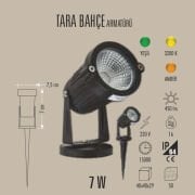 TARA SOLAR BAHÇE SPOT ARMATÜRÜ 7W
