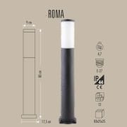 ROMA UZUN DİREK BAHÇE ARMATÜRÜ