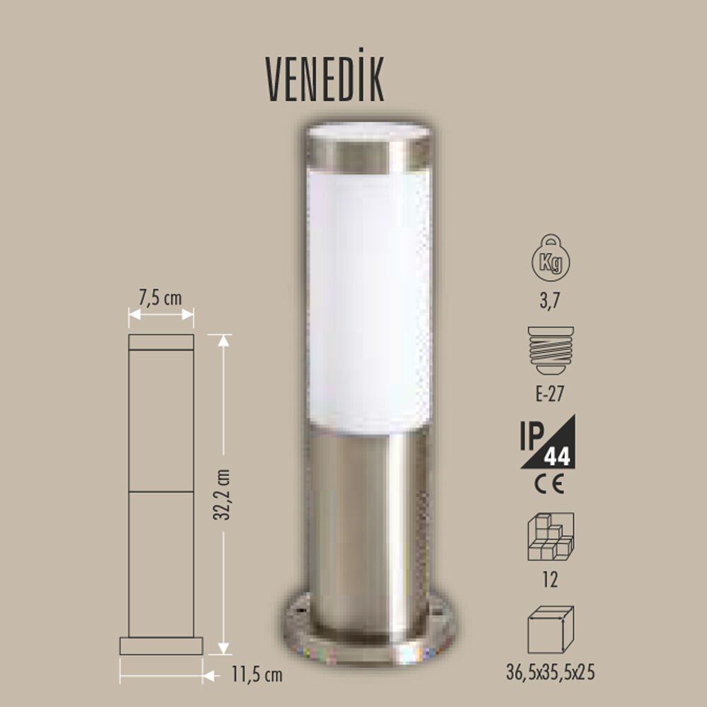 VENEDİK PASLANMAZ BAHÇE ARMATÜRÜ