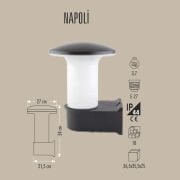 NAPOLİ DUVAR TİPİ BAHÇE ARMATÜRÜ
