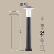 NAPOLİ UZUN DİREK BAHÇE ARMATÜRÜ