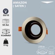 AMAZON SATEN YUVARLAK SPOT ARMATÜR