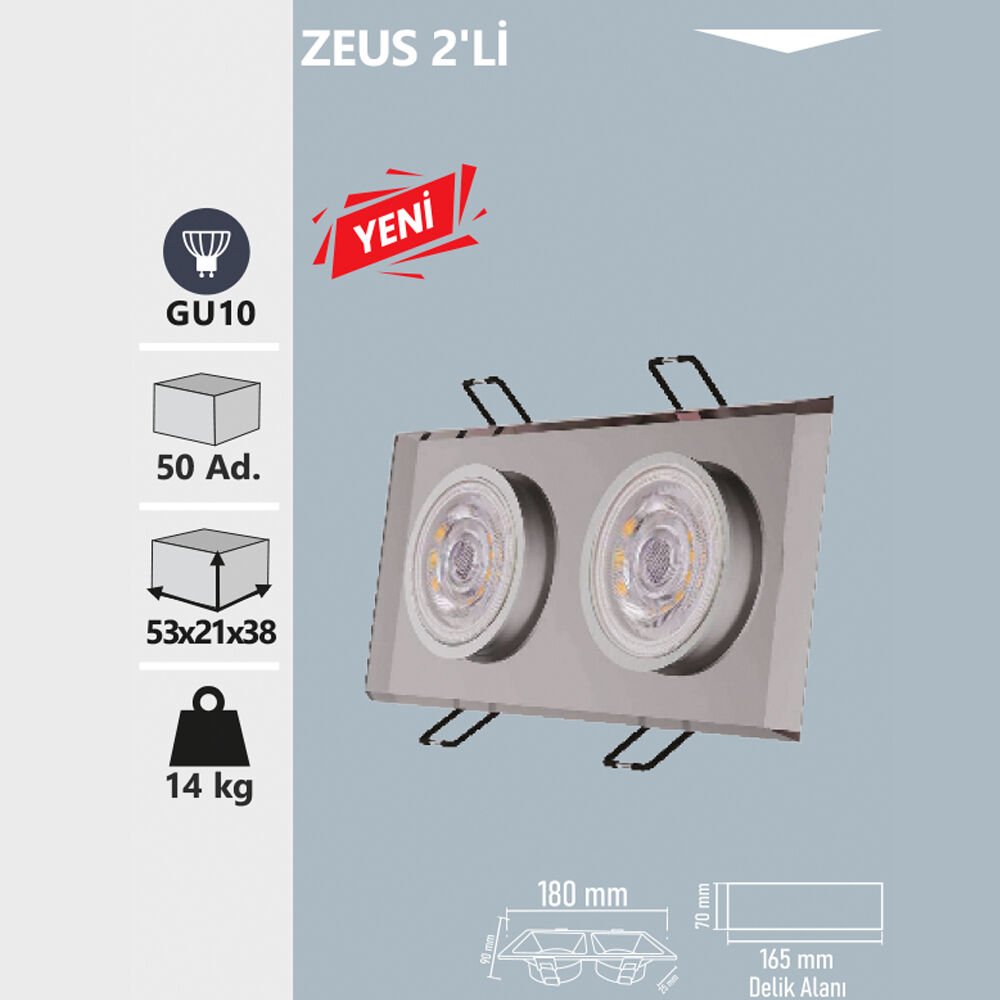 ZEUS 2’Lİ SPOT ARMATÜR