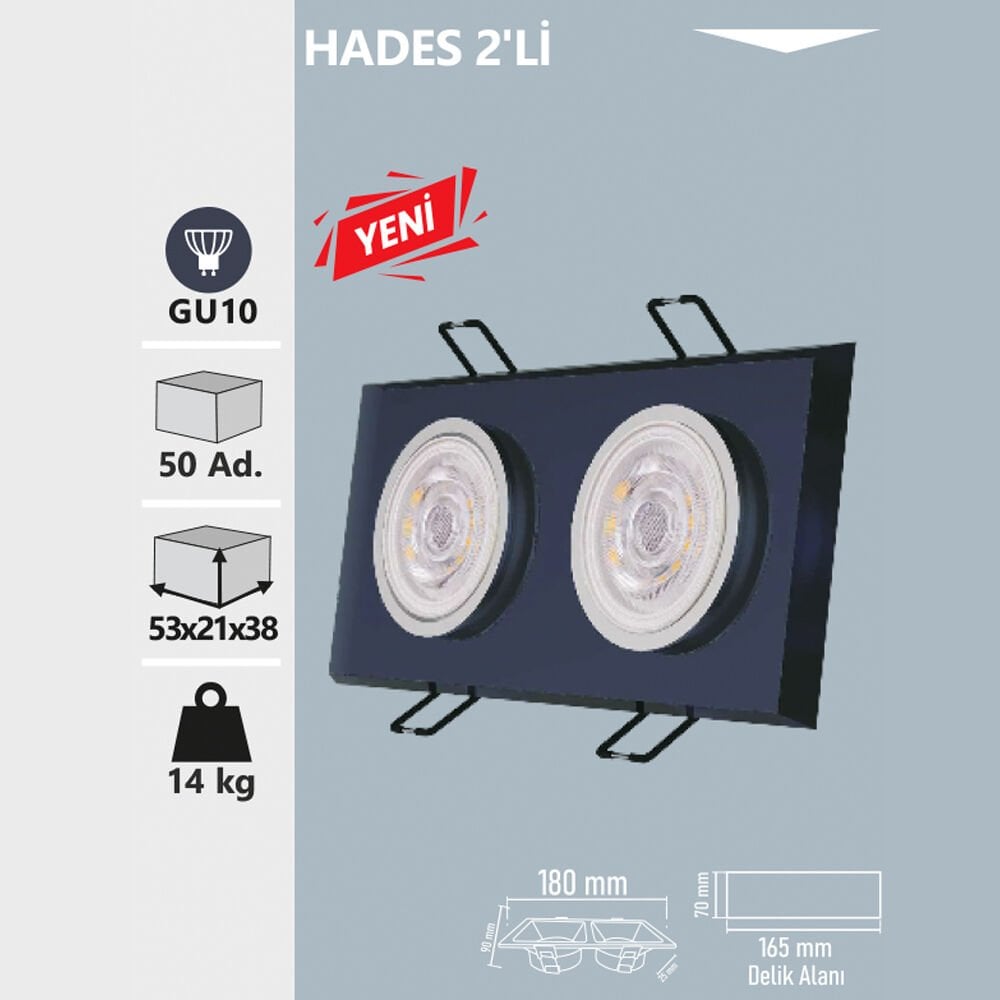 HADES 2’Lİ SPOT ARMATÜR