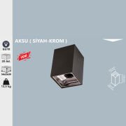 AKSU SİYAH-KROM SPOT ARMATÜR