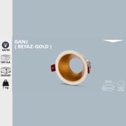 GANj BEYAZ-GOLD SPOT ARMATÜR