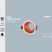 GANj BEYAZ-ROSE SPOT ARMATÜR
