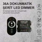 LED DIMMER , DOKUNMATİK DIMMER , 36 AMPER , LED KONTROL