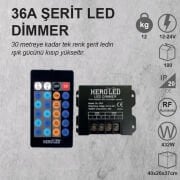 LED DIMMER , ŞERİT LED DIMMER , 36 AMPER , LED KONTROL