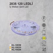 ŞERİT LED , 2835 , 120 LEDLİ , 12V , LED AYDINLATMA