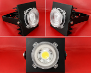 50W LED PROJEKTÖR , COB LED Lİ 50W 220V BEYAZ ( 6500K ) PROJEKTÖR , PMMA LENSLİ 15 METREYE KADAR ETKİLİ AYDINLATMA