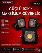 50W LED PROJEKTÖR , COB LED Lİ 50W 220V GÜNIŞIĞI ( 3000K ) PROJEKTÖR , PMMA LENSLİ 15 METREYE KADAR ETKİLİ AYDINLATMA