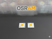 OSRAM COB LED 1202-GW 3000K , 13.35mm X 13.35mm , 5-12W  300MA 36VDC